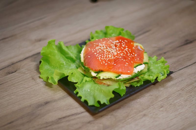 Avocado Turkey Hoagie with guacamole and fresh greens